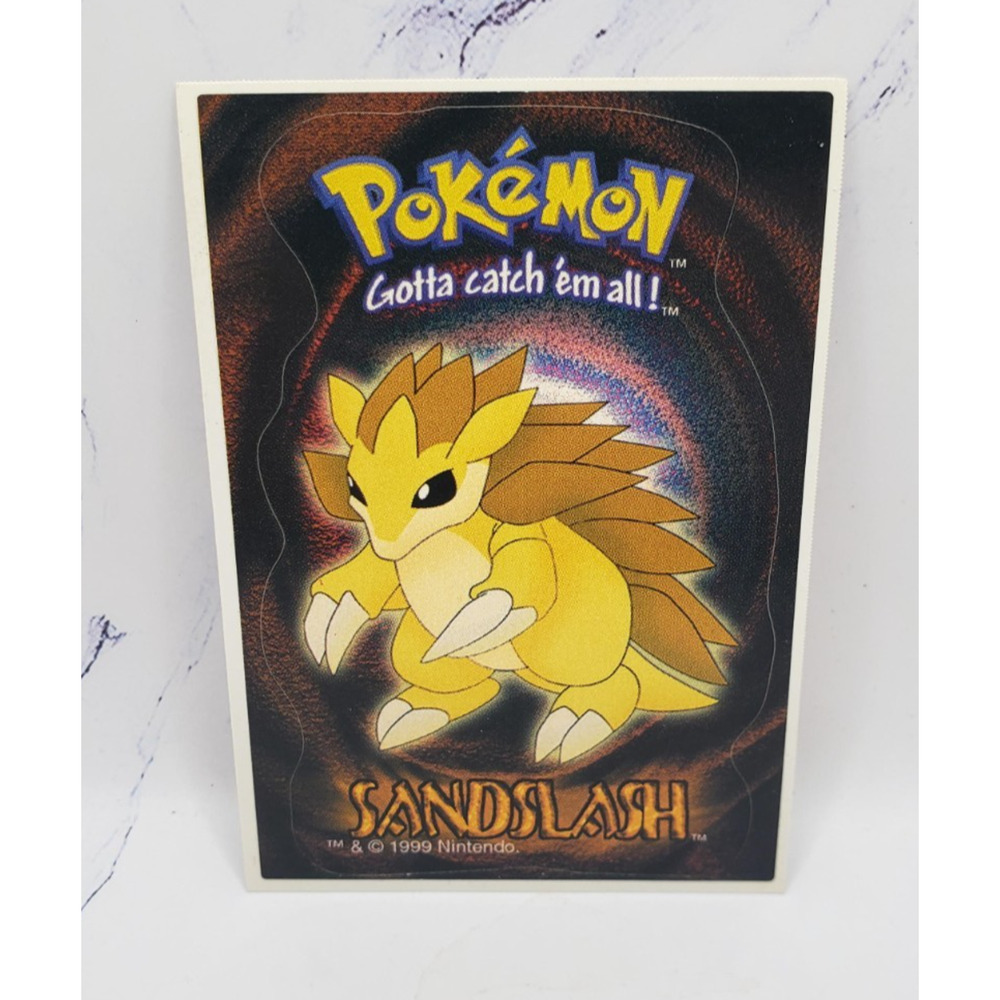 Sandslash Collectible Sticker - Yellow/Brown